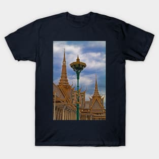 Cambodia. Phnom Pehn. Royal Palace. The throne hall. Detail. T-Shirt